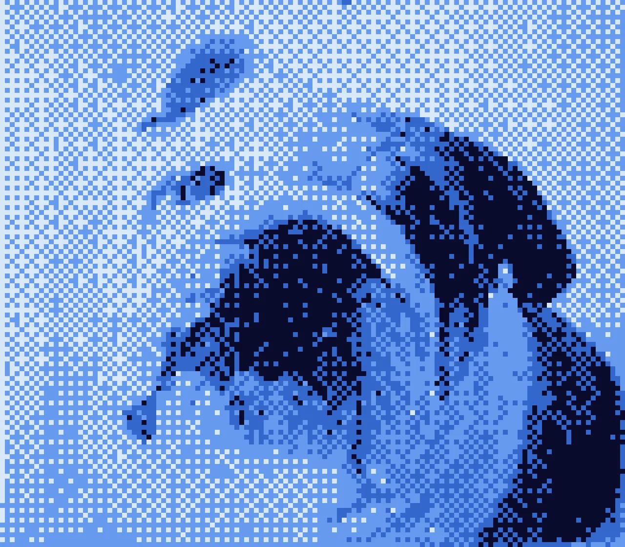 Game Boy Camera photo in the Tidewater palette